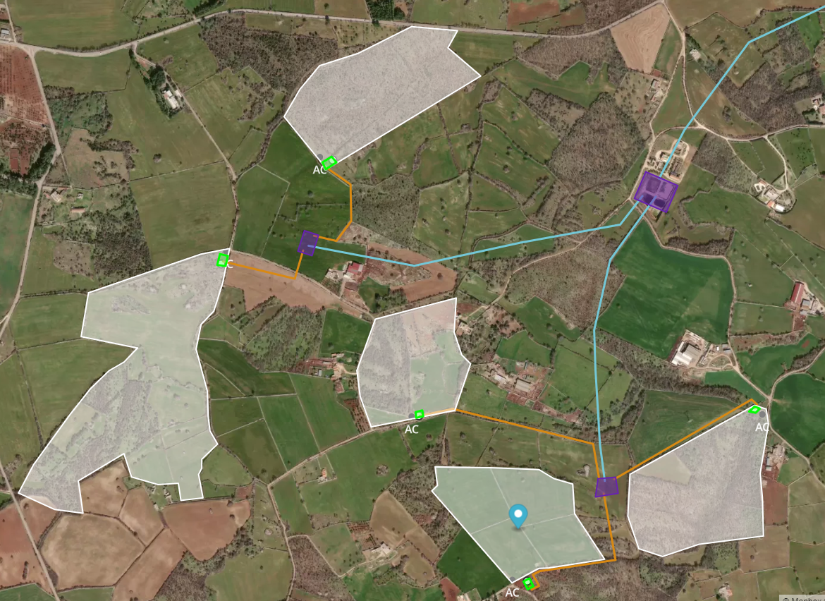 How to define the interconnection schema between PV plant and grid?